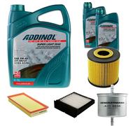 DENCKERMANN Controllo Set ADDINOL SUPER LIGHT 5W-40 7L Per Volvo V40 Kombi