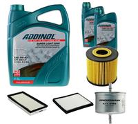 DENCKERMANN Controllo Set ADDINOL SUPER LIGHT 5W-40 7L Per Volvo V40 Kombi
