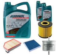 DENCKERMANN Controllo Set ADDINOL SUPER LIGHT 5W-40 7L Per Volvo V70 II 2.0
