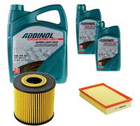 DENCKERMANN Controllo Set ADDINOL SUPER LIGHT 5W-40 7L Per Volvo V70 II 2.4