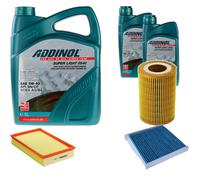 DENCKERMANN Controllo Set ADDINOL SUPER LIGHT 5W-40 7L Per Volvo V70 II 2.4