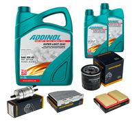 DENCKERMANN Controllo Set ADDINOL SUPER LIGHT 5W-40 7L Per VW Caddy Alltrack