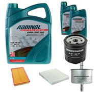 DENCKERMANN Controllo Set ADDINOL SUPER LIGHT 5W-40 7L Per VW Fox 1.4