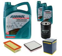 DENCKERMANN Controllo Set ADDINOL SUPER LIGHT 5W-40 7L Per VW Golf II 1.8i