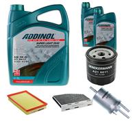 DENCKERMANN Controllo Set ADDINOL SUPER LIGHT 5W-40 7L Per VW Golf V 1.4 16V