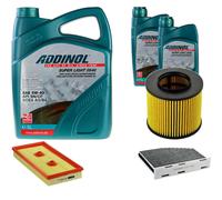 DENCKERMANN Controllo Set ADDINOL SUPER LIGHT 5W-40 7L Per VW Golf V 1.6 FSI