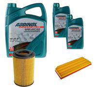 DENCKERMANN Controllo Set ADDINOL SUPER LIGHT 5W-40 7L Per VW Golf VI 2.0