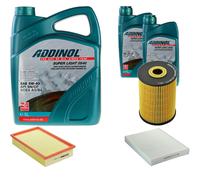 DENCKERMANN Controllo Set ADDINOL SUPER LIGHT 5W-40 7L Per VW Multivan V 3.2