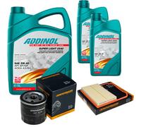 DENCKERMANN Controllo Set ADDINOL SUPER LIGHT 5W-40 7L Per VW UP 1.0 Polo
