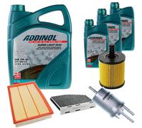 DENCKERMANN Controllo Set ADDINOL SUPER LIGHT 5W-40 8L Per Audi A3 Sportback