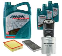DENCKERMANN Controllo Set ADDINOL SUPER LIGHT 5W-40 8L Per Audi A4 1.8 VW