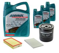 DENCKERMANN Controllo Set ADDINOL SUPER LIGHT 5W-40 8L Per Audi A6 2.6 2.8