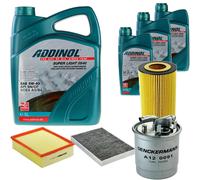 DENCKERMANN Controllo Set ADDINOL SUPER LIGHT 5W-40 8L Per Audi Allroad 2.5
