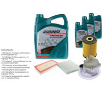 DENCKERMANN Controllo Set ADDINOL SUPER LIGHT 5W-40 8L Per Audi Q7 3.6 FSI