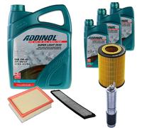 DENCKERMANN Controllo Set ADDINOL SUPER LIGHT 5W-40 8L Per BMW 3er Cabriolet