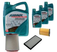 DENCKERMANN Controllo Set ADDINOL SUPER LIGHT 5W-40 8L Per BMW 5 Serie 520d