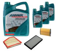 DENCKERMANN Controllo Set ADDINOL SUPER LIGHT 5W-40 8L Per BMW 5 Serie 520d