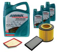DENCKERMANN Controllo Set ADDINOL SUPER LIGHT 5W-40 8L Per BMW 5 Serie 523i 525i
