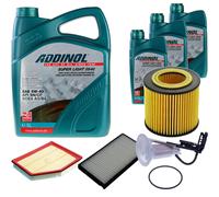 DENCKERMANN Controllo Set ADDINOL SUPER LIGHT 5W-40 8L Per BMW 5 Serie 523i 530i