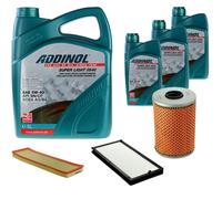 DENCKERMANN Controllo Set ADDINOL SUPER LIGHT 5W-40 8L Per BMW 5 Serie 525tds
