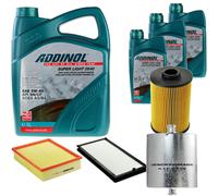 DENCKERMANN Controllo Set ADDINOL SUPER LIGHT 5W-40 8L Per BMW 5 Serie 540i V8