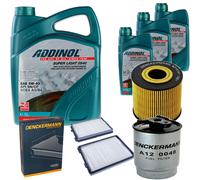 DENCKERMANN Controllo Set ADDINOL SUPER LIGHT 5W-40 8L Per BMW 5er Touring