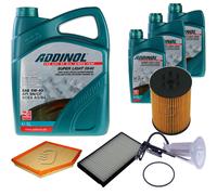 DENCKERMANN Controllo Set ADDINOL SUPER LIGHT 5W-40 8L Per BMW 6er Cabriolet