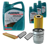 DENCKERMANN Controllo Set ADDINOL SUPER LIGHT 5W-40 8L Per BMW 7 Serie 725tds