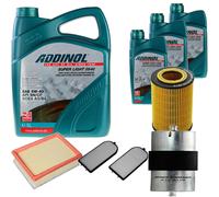 DENCKERMANN Controllo Set ADDINOL SUPER LIGHT 5W-40 8L Per BMW 7 Serie 728i iL