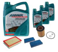 DENCKERMANN Controllo Set ADDINOL SUPER LIGHT 5W-40 8L Per BMW 7 Serie 750i Li