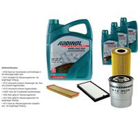 Denckermann Controllo Set Addinol Super Light 5W-40 8L per BMW Di 5er