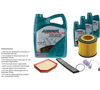 DENCKERMANN Controllo Set ADDINOL SUPER LIGHT 5W-40 8L Per BMW X3 2.5 Si 3.0