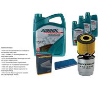 Denckermann Controllo Set Addinol Super Light 5W-40 8L per BMW X5 3.0d Land