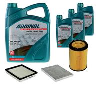 DENCKERMANN Controllo Set ADDINOL SUPER LIGHT 5W-40 8L Per Chrysler Voyager