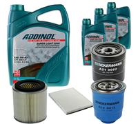 DENCKERMANN Controllo Set ADDINOL SUPER LIGHT 5W-40 8L Per Ford Maverick 2.7
