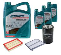 DENCKERMANN Controllo Set ADDINOL SUPER LIGHT 5W-40 8L Per Jaguar S-Type 3.0
