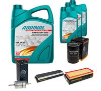 DENCKERMANN Controllo Set ADDINOL SUPER LIGHT 5W-40 8L Per Jaguar X-Type 2.5