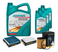 DENCKERMANN Controllo Set ADDINOL SUPER LIGHT 5W-40 8L Per Lexus GS 450H 300