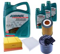 DENCKERMANN Controllo Set ADDINOL SUPER LIGHT 5W-40 8L Per Mercedes B-Klasse