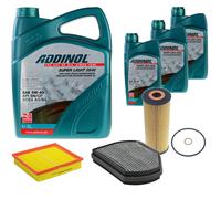 DENCKERMANN Controllo Set ADDINOL SUPER LIGHT 5W-40 8L Per Mercedes-Benz SLK
