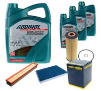 DENCKERMANN Controllo Set ADDINOL SUPER LIGHT 5W-40 8L Per Mercedes C-Klasse