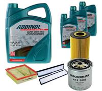 DENCKERMANN Controllo Set ADDINOL SUPER LIGHT 5W-40 8L Per Mercedes E-Klasse