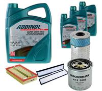 DENCKERMANN Controllo Set ADDINOL SUPER LIGHT 5W-40 8L Per Mercedes E-Klasse