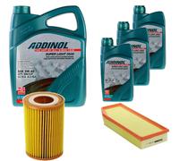DENCKERMANN Controllo Set ADDINOL SUPER LIGHT 5W-40 8L Per Mercedes E-Klasse