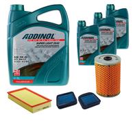 DENCKERMANN Controllo Set ADDINOL SUPER LIGHT 5W-40 8L Per Mercedes E-Klasse