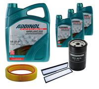 DENCKERMANN Controllo Set ADDINOL SUPER LIGHT 5W-40 8L Per Mercedes E-Klasse