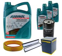 DENCKERMANN Controllo Set ADDINOL SUPER LIGHT 5W-40 8L Per Mercedes E-Klasse