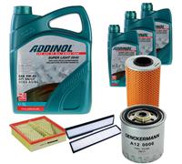 DENCKERMANN Controllo Set ADDINOL SUPER LIGHT 5W-40 8L Per Mercedes E-Klasse