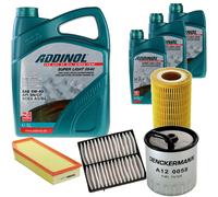DENCKERMANN Controllo Set ADDINOL SUPER LIGHT 5W-40 8L Per Mercedes M-Klasse