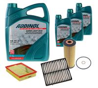 DENCKERMANN Controllo Set ADDINOL SUPER LIGHT 5W-40 8L Per Mercedes M-Klasse